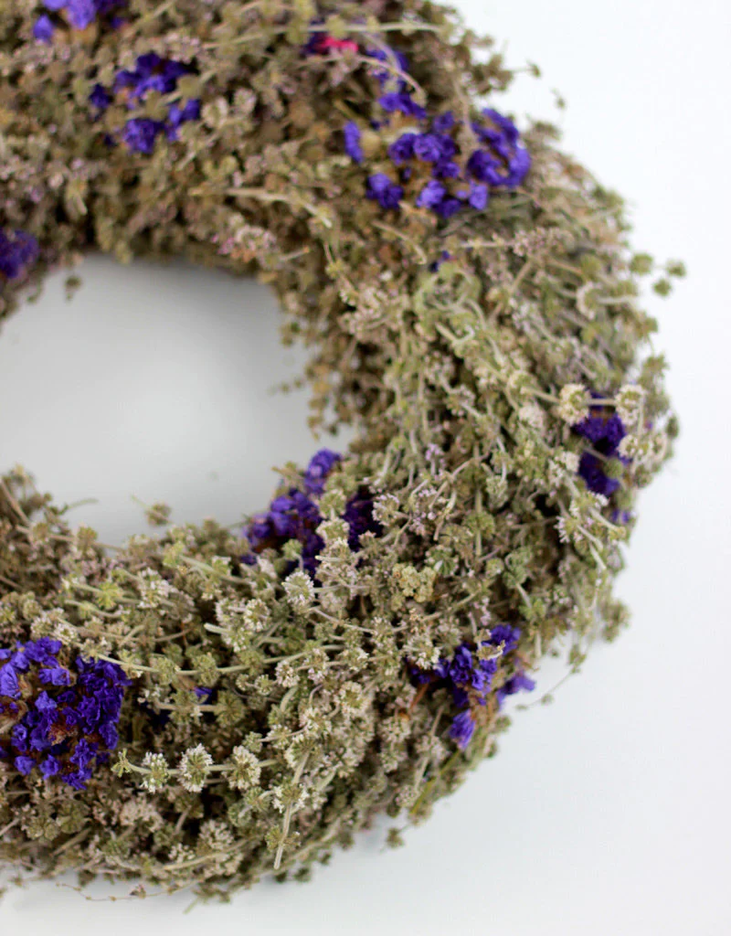 Dried Wreath - Jewel Blue, 35 cm - Image 4