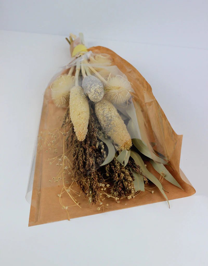 A Dried Babala Bouquet - Bleached, 55 cm - Image 4