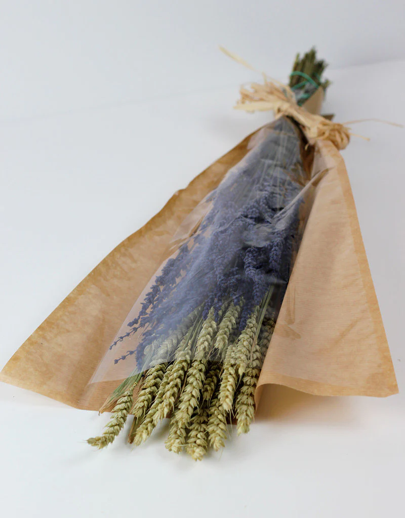 A Dried Bouquet - Triticum, Lavender Selection, 55 cm - Image 3