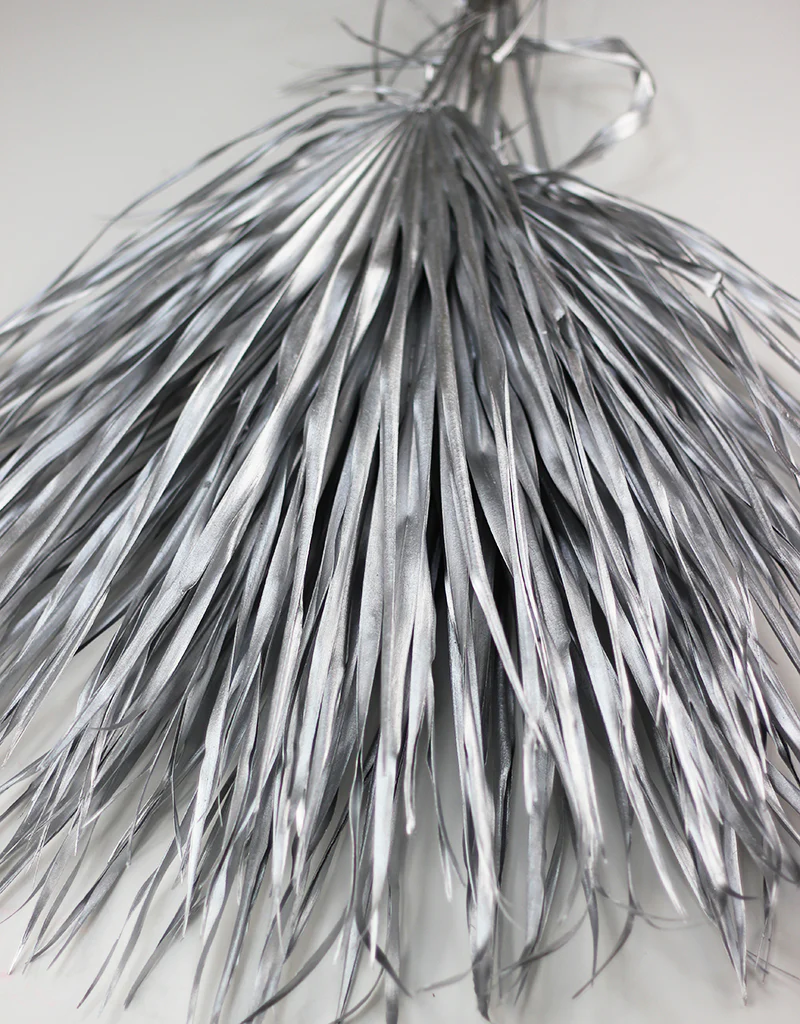Dried Chamaerops Palm - Silver, 8 stems, 75cm - Image 2