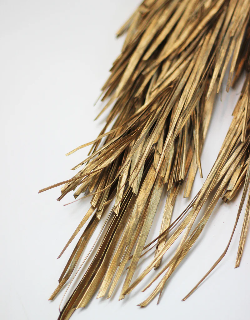 Dried Palm Leaf - Gold, 10 Stems, 55 cm - Image 3