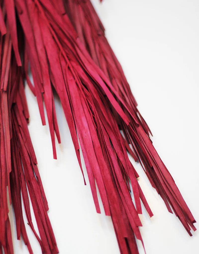 Dried Palm Leaf - Red Bunch, 10 stems, 60cm - Image 2