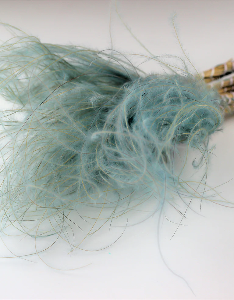 Dried Stypha Pennata - Ocean Blue, 50 cm - Image 2