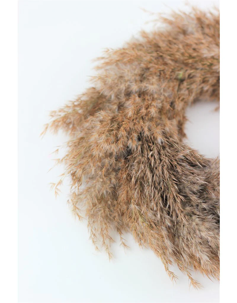 Dried Wild Grass Wreath, 30 cm - Image 3