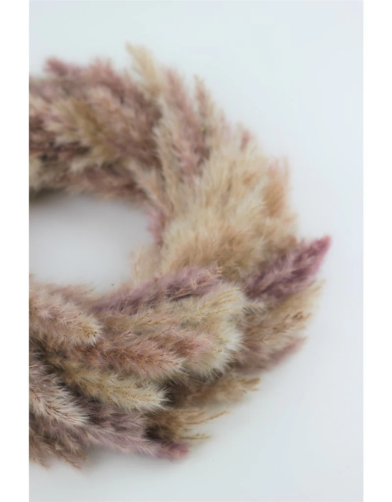 Dried Pampas Grass Wreath - Natural Selection, 30 cm (Door Wreath) - Image 3