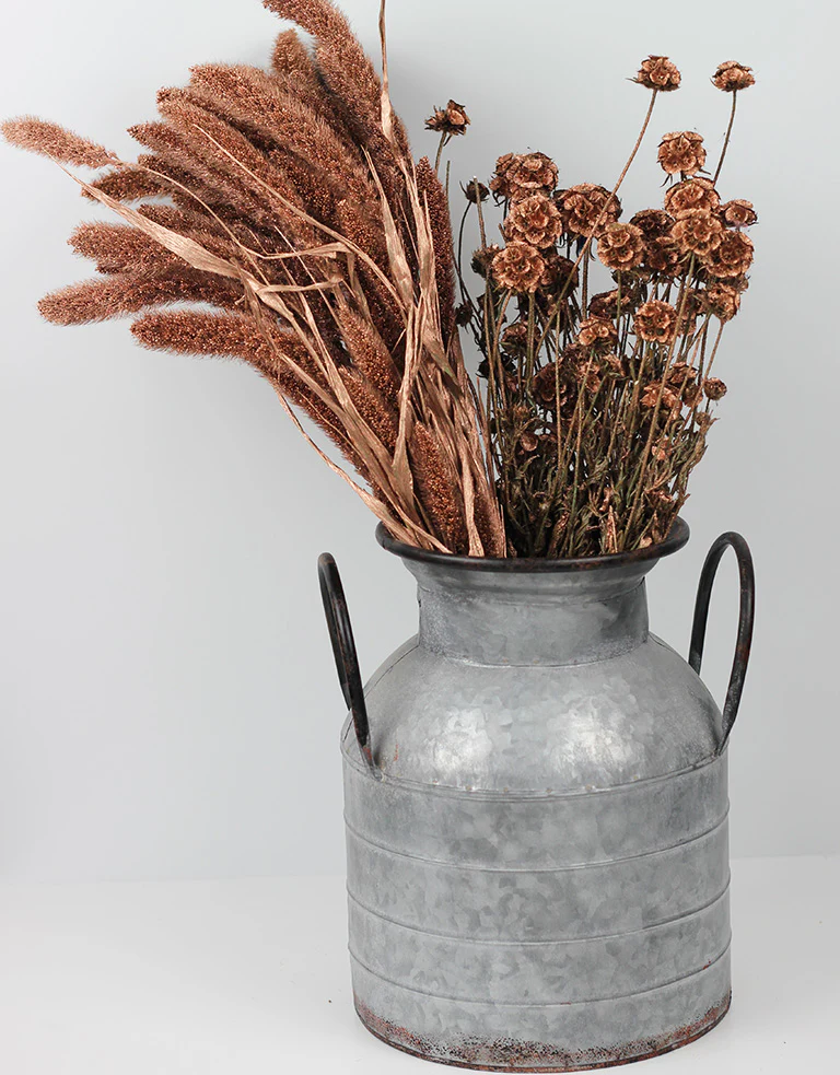 Jug Vase Kubra - Metal, 30 cm height, 15 cm neck opening - Image 2