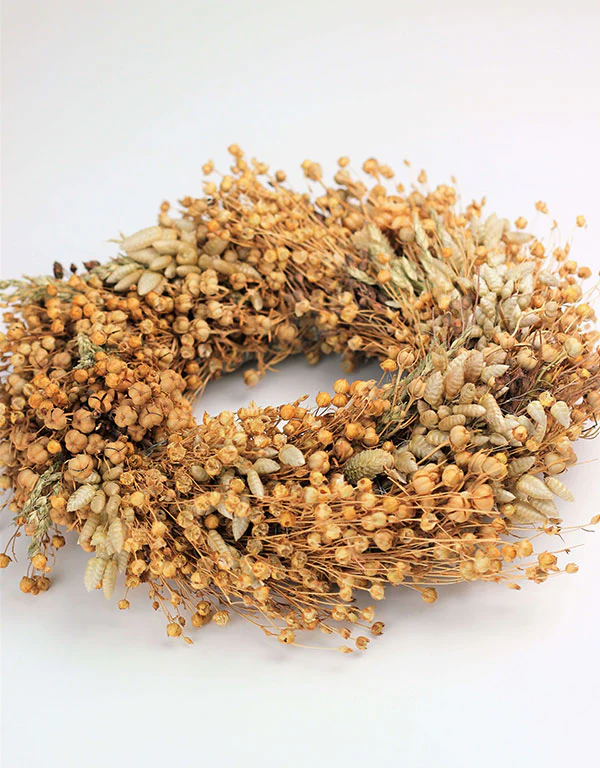 Mixed Dried Wreath - Natural Selection, 30 cm - Image 3