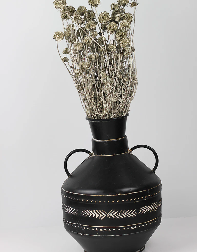 Vase Battambang - Antique Black, 35 cm height, 10 cm neck opening - Image 2
