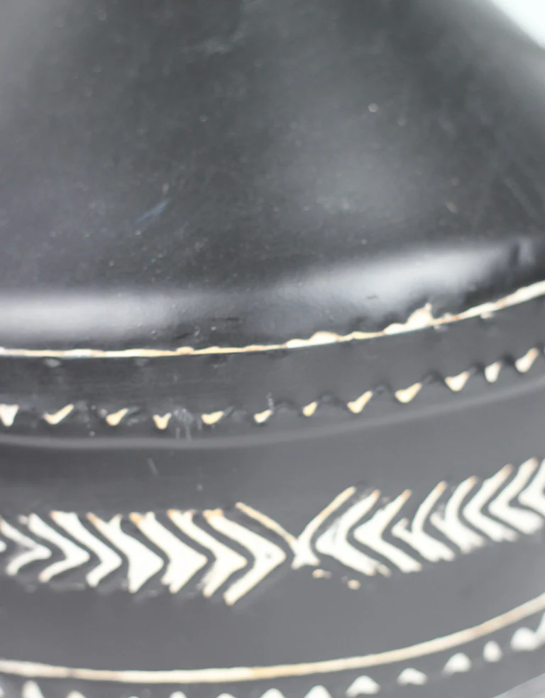 Vase Battambang - Antique Black, 35 cm height, 10 cm neck opening - Image 6