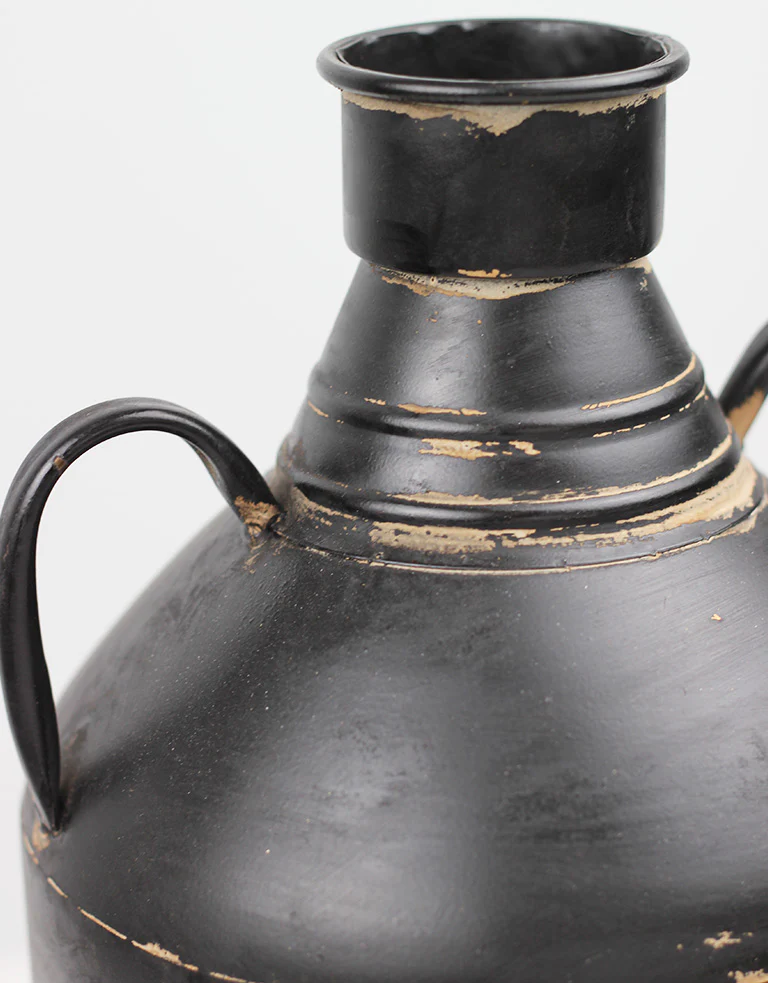 Vase Grunge - Antique Black, 34 cm height, 7 cm neck opening - Image 3