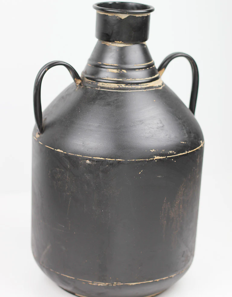 Vase Grunge - Antique Black, 34 cm height, 7 cm neck opening - Image 4