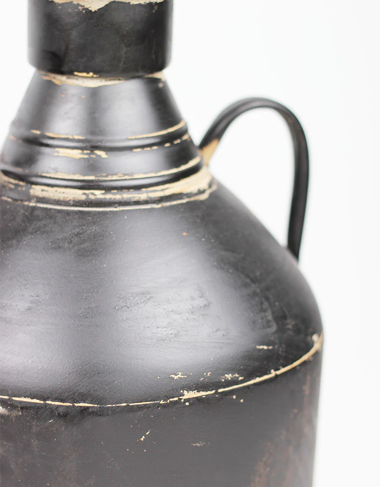 Vase Grunge - Antique Black, 34 cm height, 7 cm neck opening - Image 6