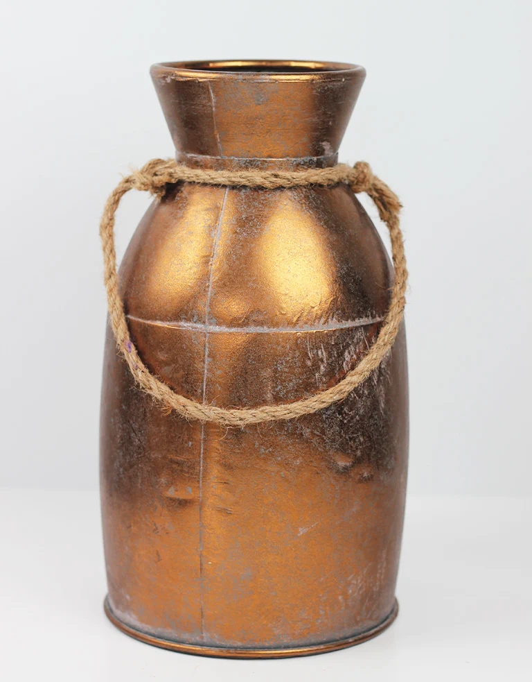 Vase Sack Gingda - Large, Copper, 40 cm height, 14 cm neck opening - Image 7