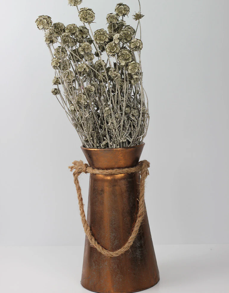 Vase Sack Gingda - Medium, Copper, 28 cm height, 12 cm neck opening - Image 5